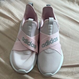 Adidas Women's Pink Slip-On Sneakers